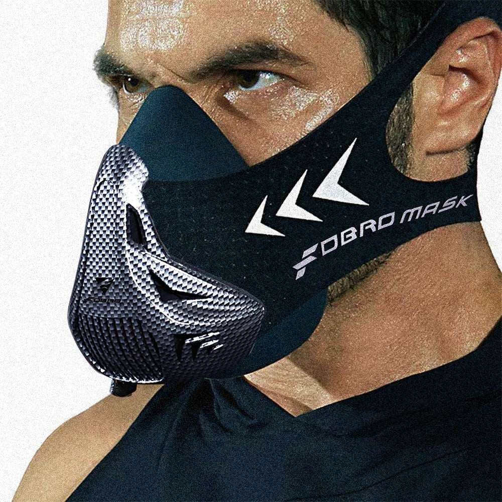 MMA Cardio Workout 3.0 Running Resistance Elevation Endurance Mask for Riding Face Fitness High Altitude Training Sports Mask